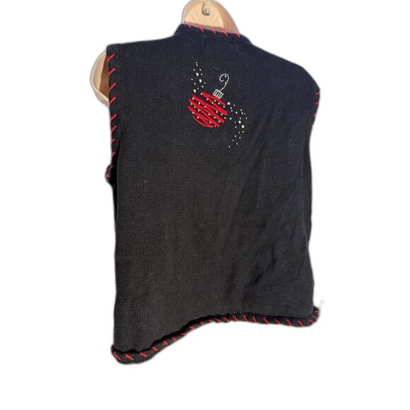 Women's Ambra P/S Christmas Beaded Sweater Vest - Picture 7 of 7